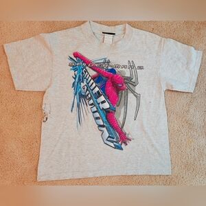 2004 Y2K Spider-Man 2 Graphic Baby Tee.